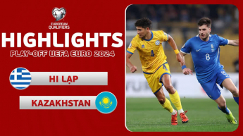 Hy Lạp vs Kazakhstan - Vòng play-off UEFA EURO 2024 - Highlights