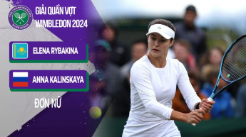 Elena Rybakina vs Anna Kalinskaya đơn Nữ - Ngày 8 - The Championships, Wimbledon 2024