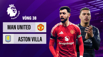 Manchester United vs Aston Villa - Premier League 2024/25 - Vòng 38