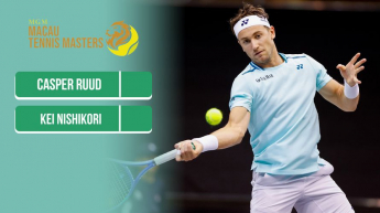 Casper Ruud vs Kei Nishikori - MGM Ma cao Masters 2024