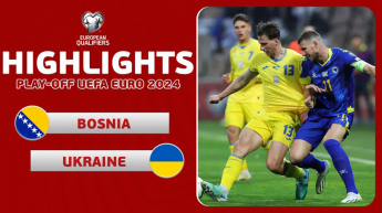 Bosnia Herzegovina vs Ukraine - Vòng play-off UEFA EURO 2024 - Highlights