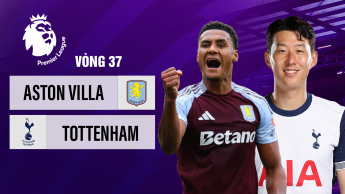 Aston Villa vs Tottenham Hotspur - Premier League 2024/25 - Vòng 37
